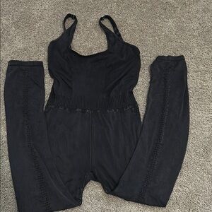 FP Movement by Free People Black Jumpsuit